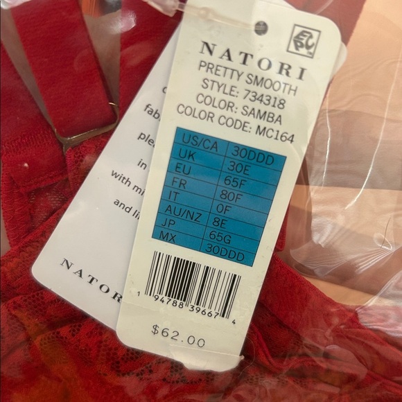 NWT! Natori Smooth Contour Underwire Bra - Picture 9 of 9